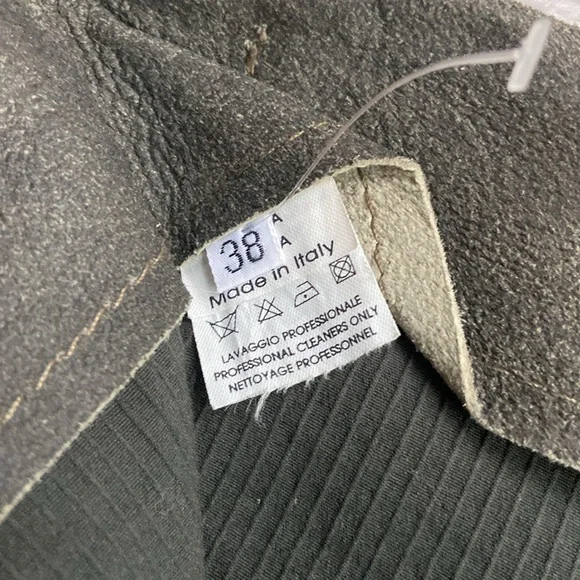 Haute - Rare Genuine Italian leather skirt 2/4 - Picture 5 of 16